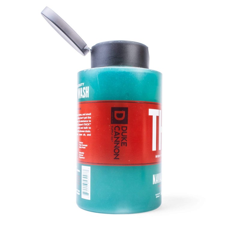 Duke Cannon Supply Co. Duke Cannon THICK High-Viscosity Body Wash - Naval Diplomacy Scent, 17.5oz - 3X Thicker, Plant-Based, Mineral-Enriched Body Wash for Men with Aquatic Notes of Fresh Water, Open Air & Bergamot - Image 3